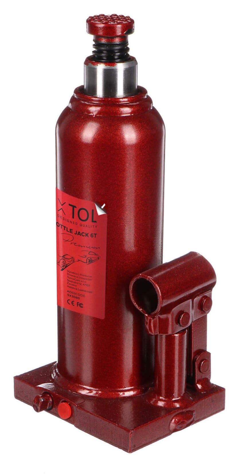 Hydraulický zvedák panenka SX BOTTLE JACK PREMIUM 6T SIXTOL - náhled 3