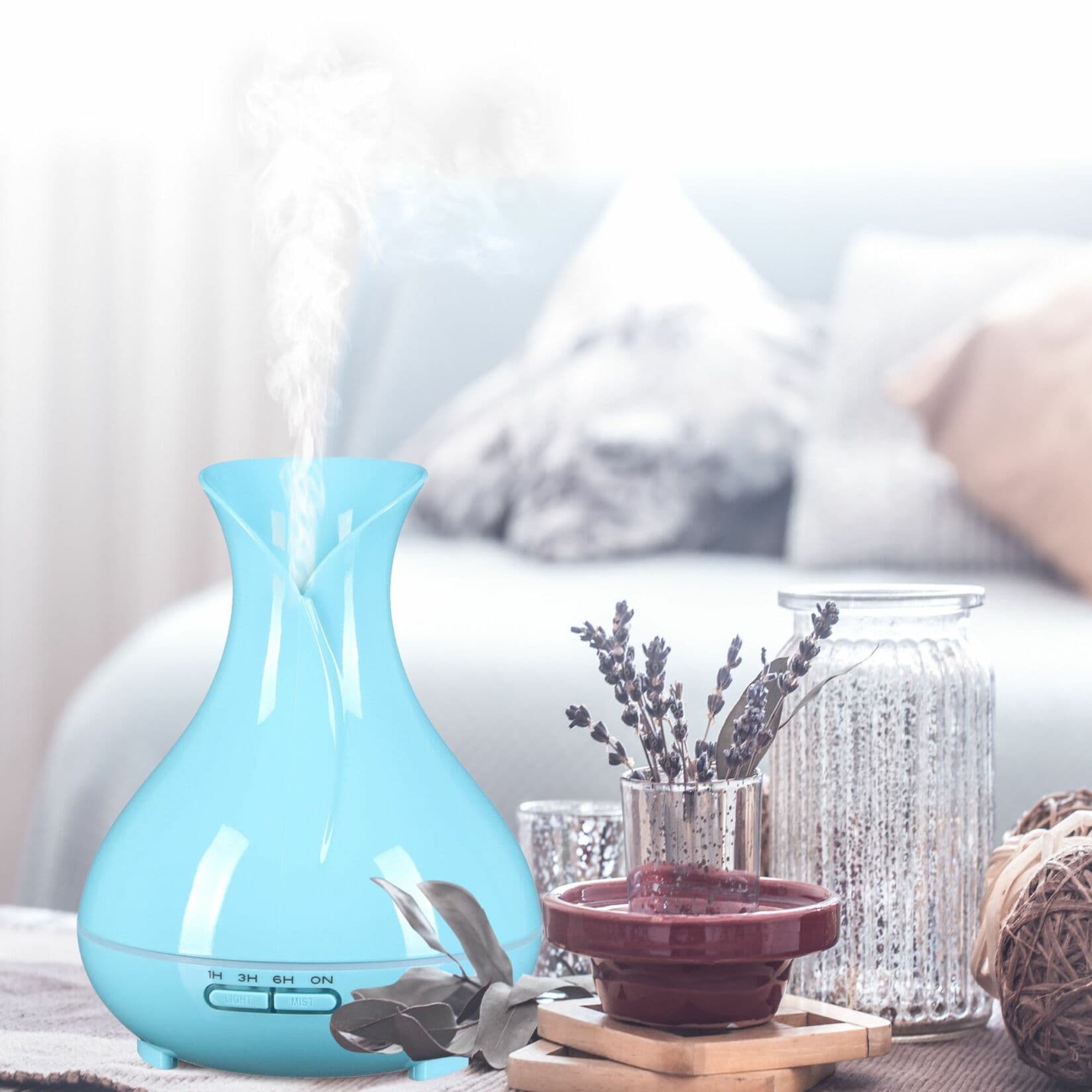 Aroma difuzer Vulcan modrý lesk 350ml SIXTOL - náhled 4
