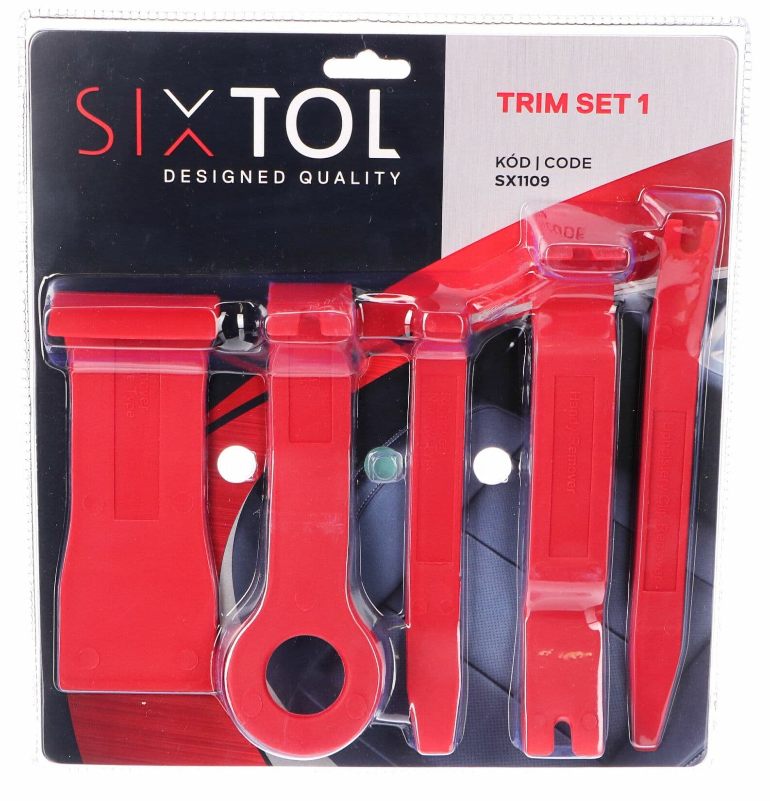 Sada k demontáži čalounění MECHANIC TRIM SET 1, 5ks SIXTOL - náhled 4