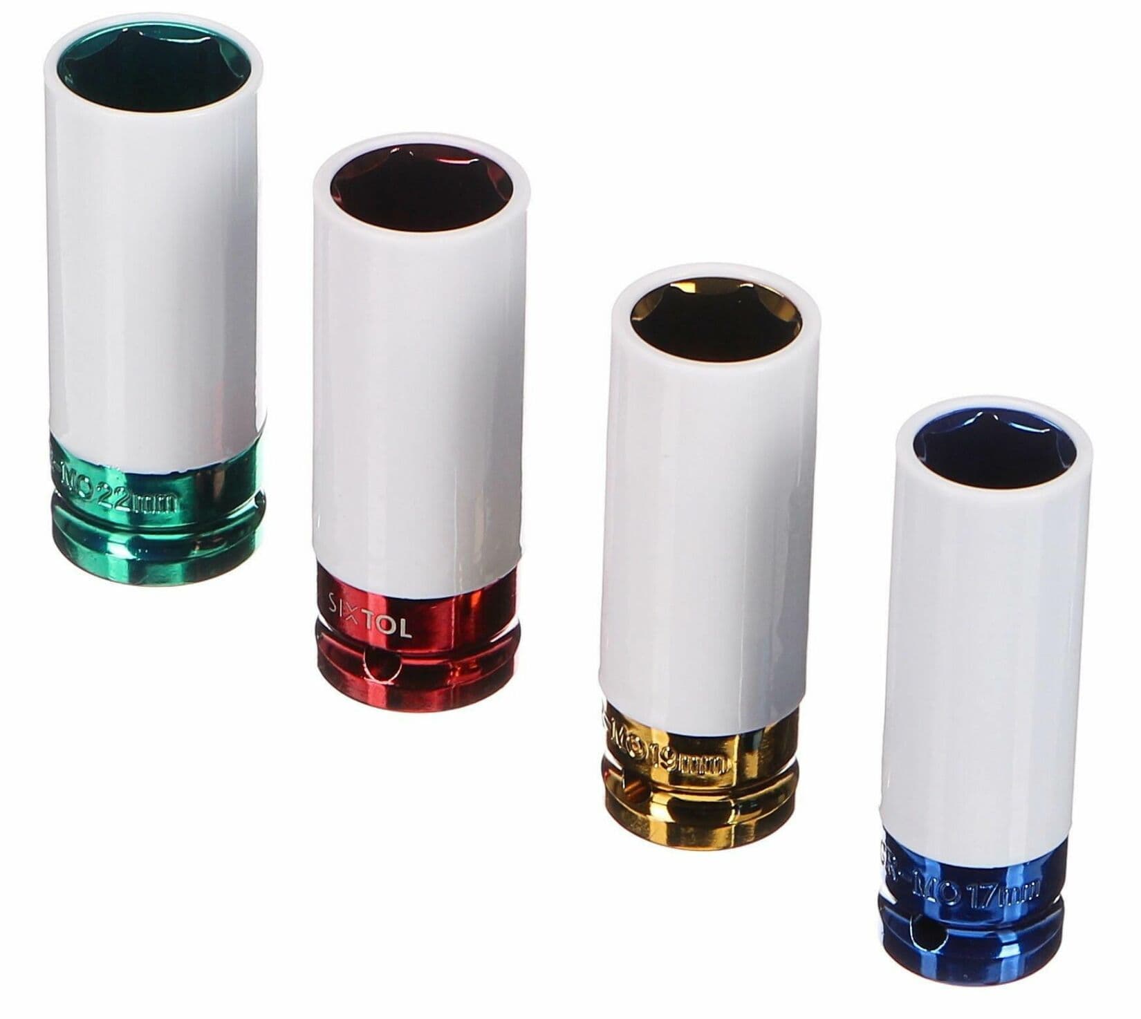 Rázové hlavice MECHANIC IMPACT 2, 1/2", 4ks SIXTOL - náhled 3