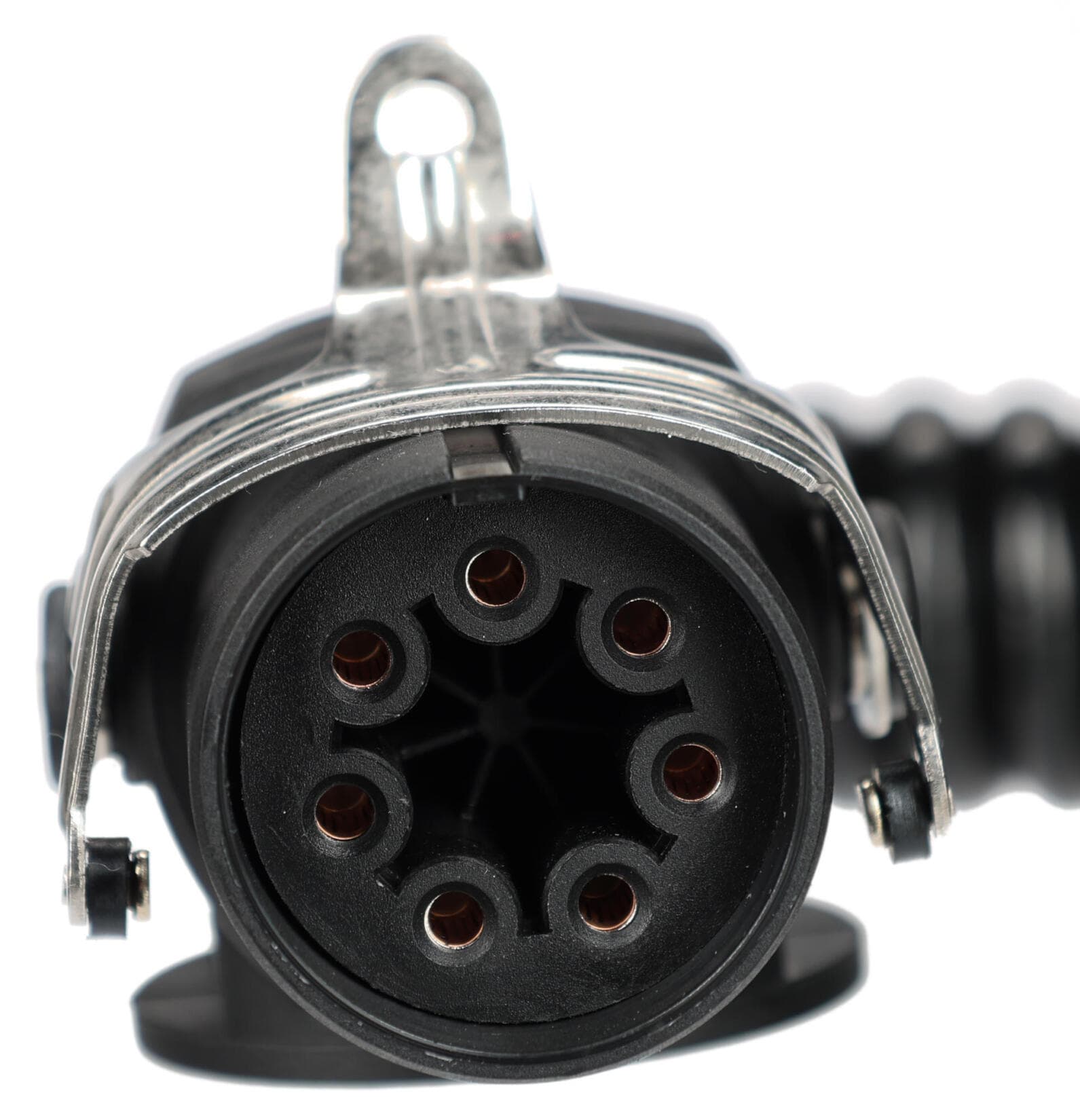 Propojovací spirálový EBS kabel 7pin TRAILER CABLE 14, 24V, 3,5m SIXTOL - náhled 3