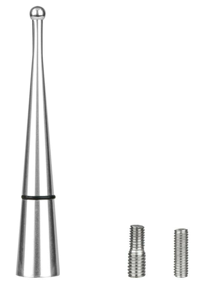 Hliníková střešní anténa, stříbrná - 9cm - náhled 2