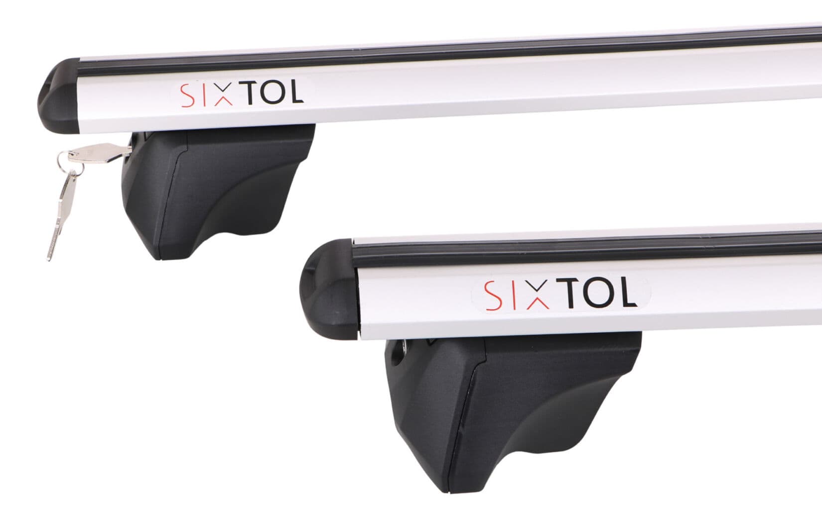 Příčný nosník se zámkem hliníkový ROOF RACK FIX PRO, 120cm, nosnost 90kg SIXTOL - náhled 3