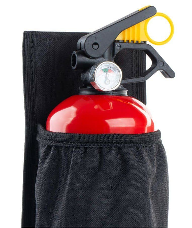 Držák hasícího přístroje 1 kg do auta na suchý zip - náhled 3