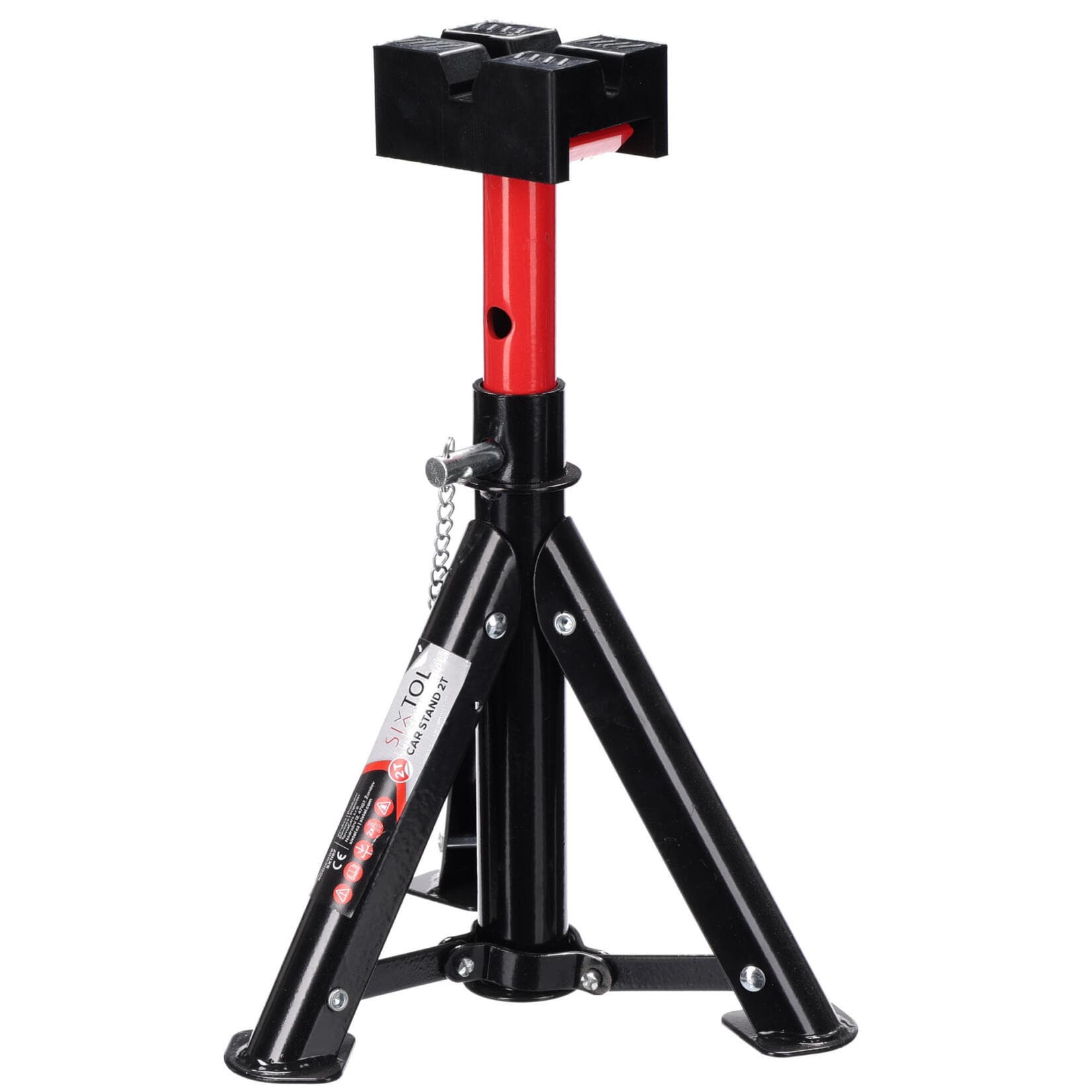 Gumová podložka pro podstavec pod auto skládací MECHANIC CAR STAND, 83x62x40 mm SIXTOL - náhled 3