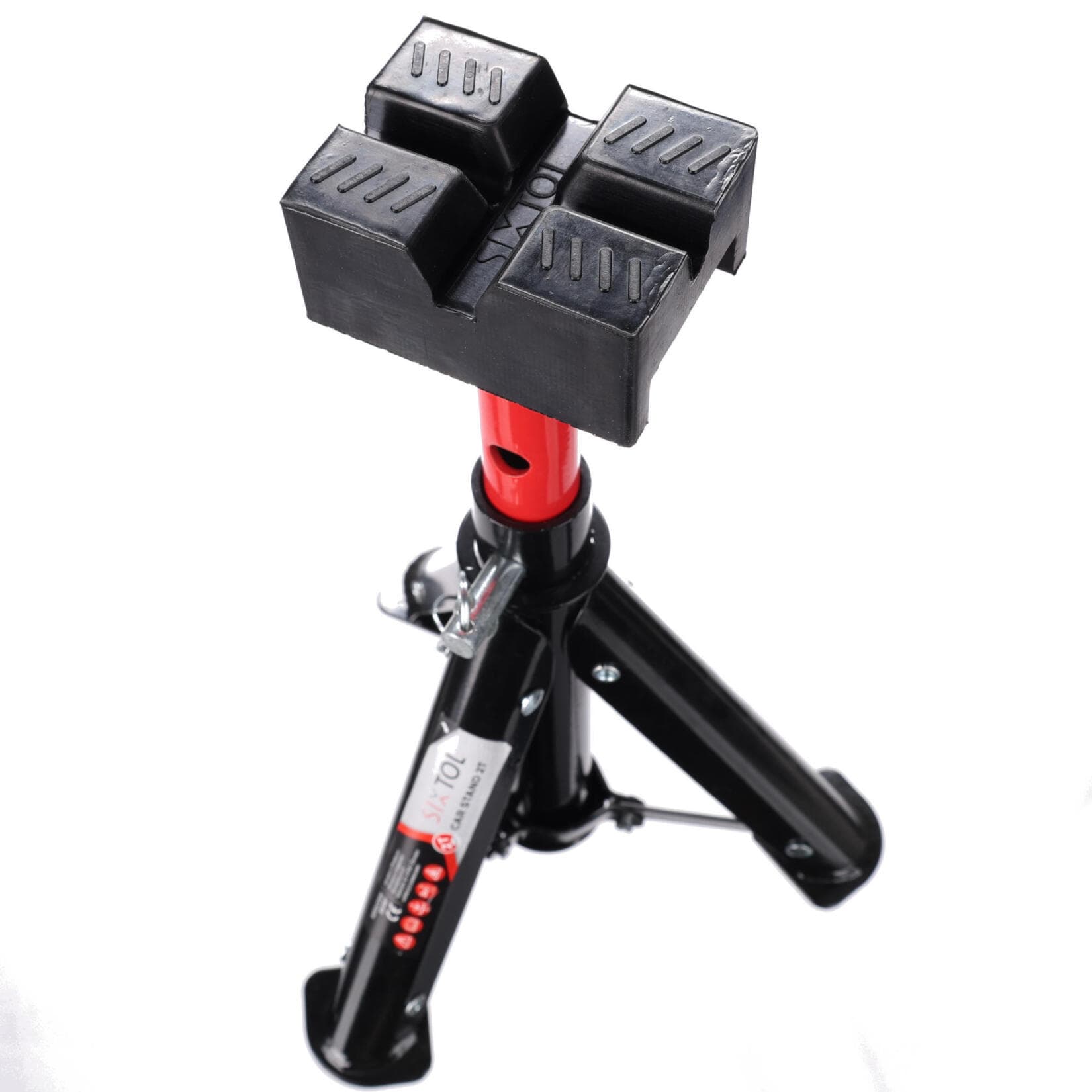 Gumová podložka pro podstavec pod auto skládací MECHANIC CAR STAND, 83x62x40 mm SIXTOL - náhled 5