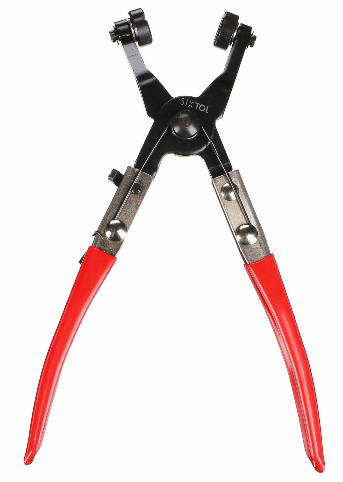 Kleště na jednoduché samosvorné hadicové spony, zahnuté MECHANIC HOSE CLAMP 6 SIXTOL - náhled 2