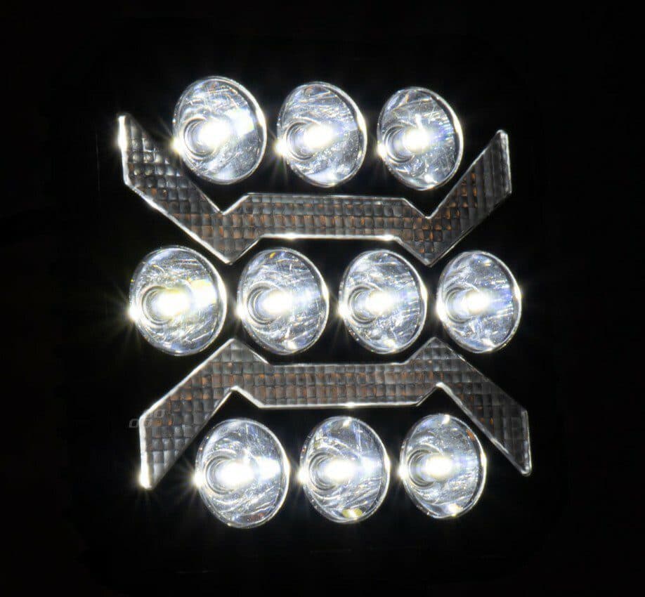 LED pracovní světlo 9-36V 54W 10000lm 110x110x38mm - náhled 2