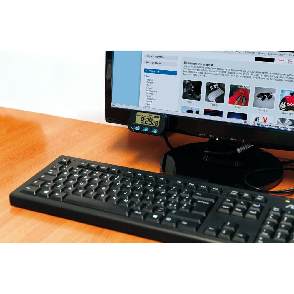 Digitální hodiny Jumbo LAMPA na baterie - náhled 3