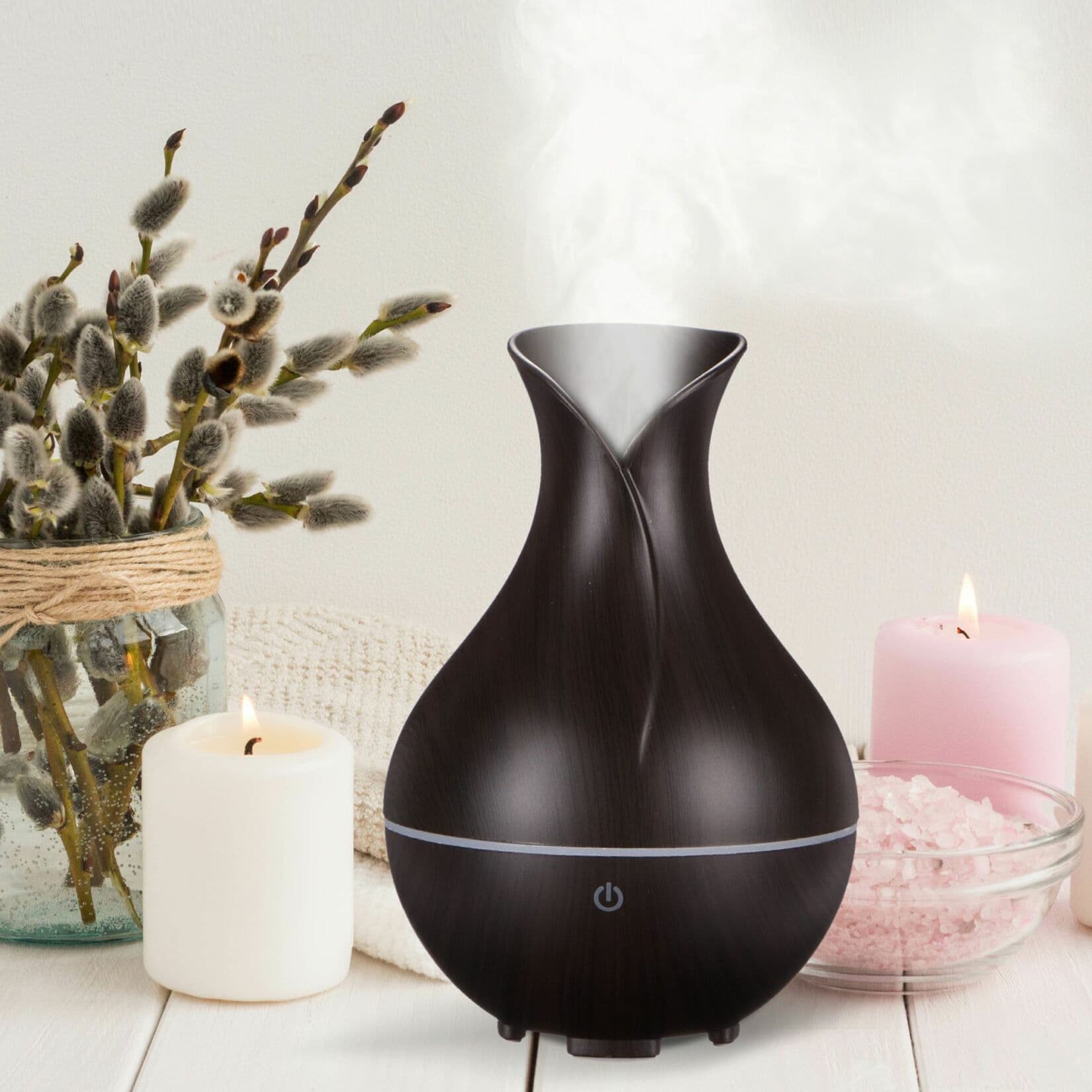 Aroma difuzer Bloom tmavé dřevo 200ml SIXTOL - náhled 4