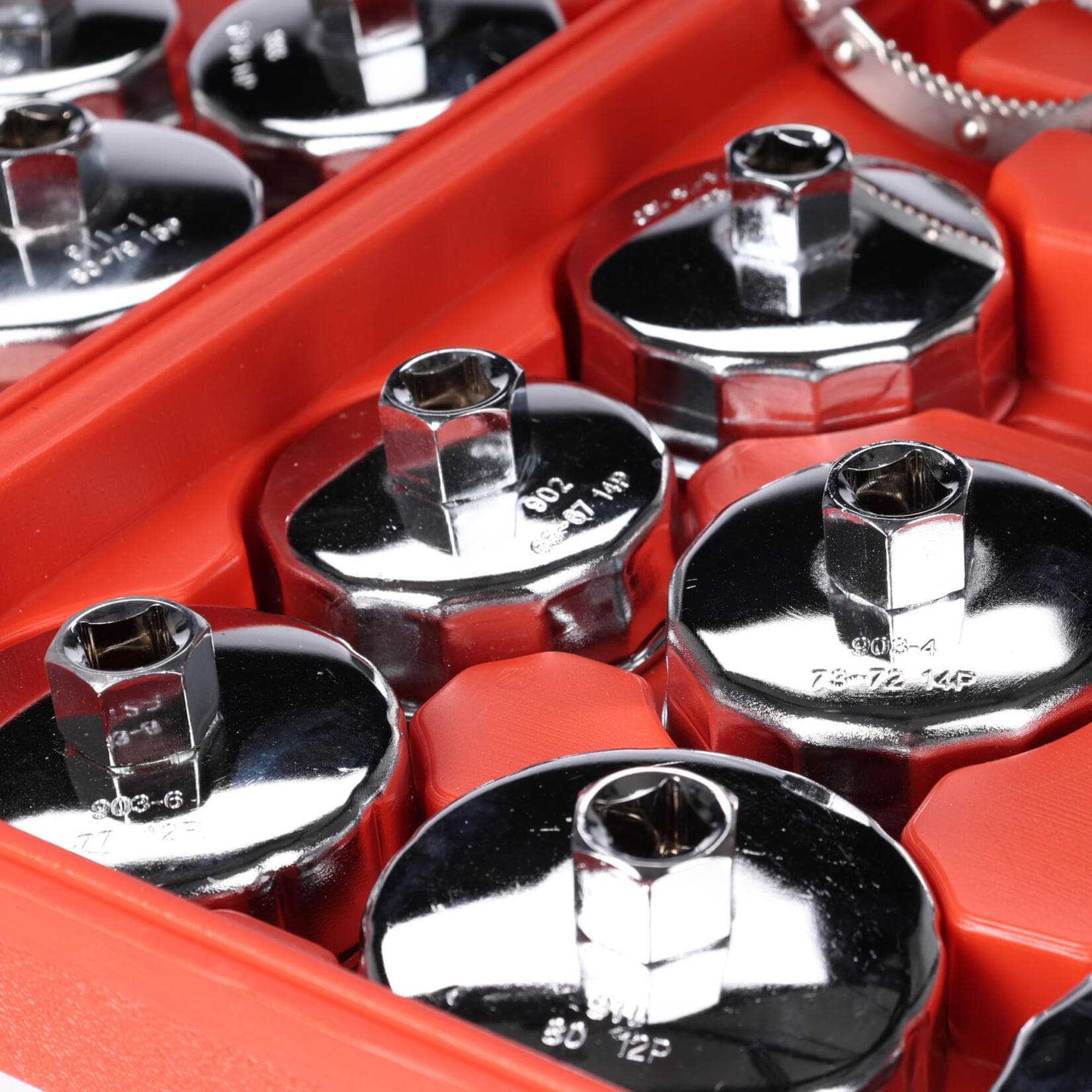 Sada kalíškových klíčů na olejové filtry MECHANIC OIL WRENCH 16, 16 ks SIXTOL - náhled 4