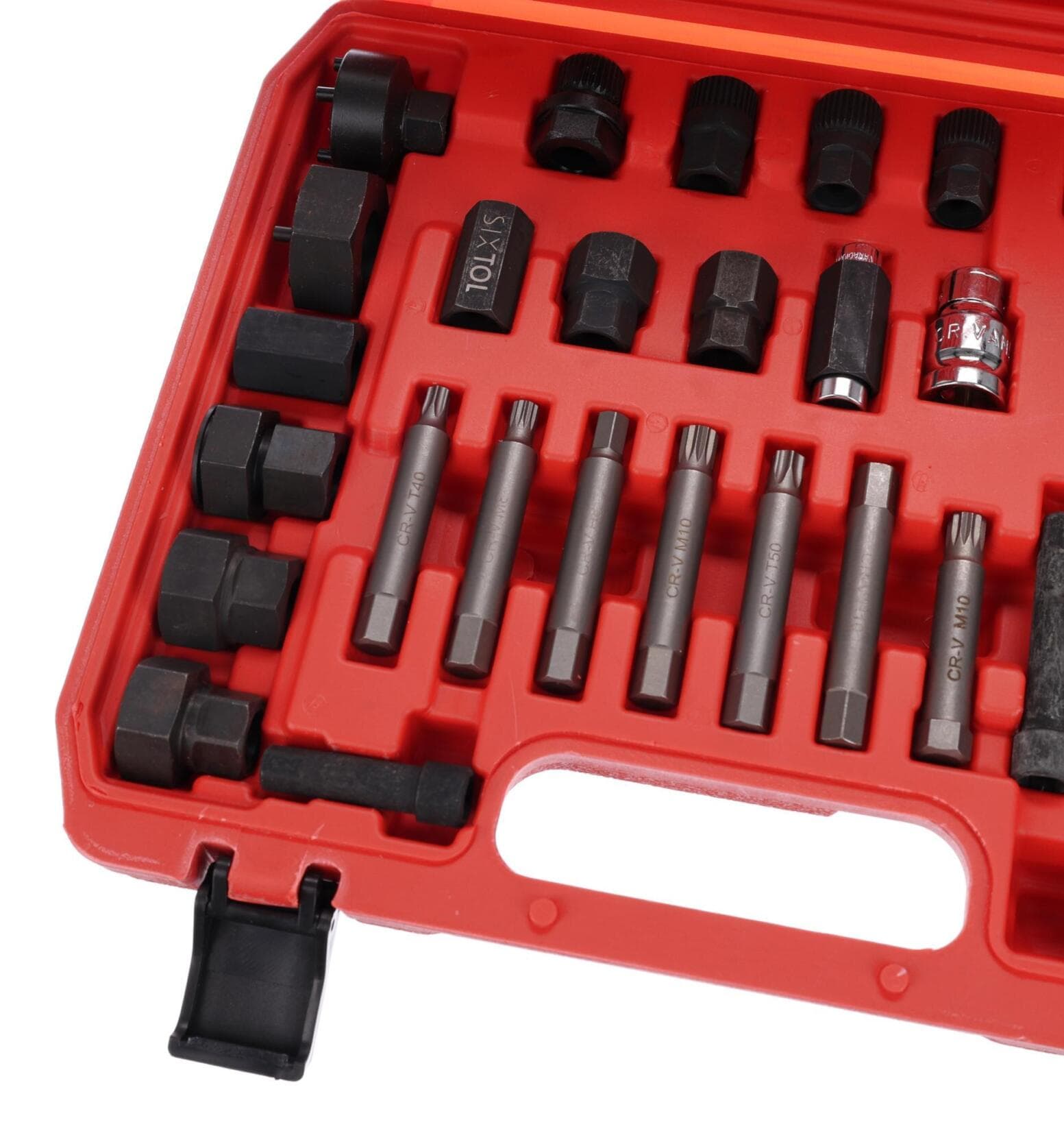 Sada na montáž a demontáž řemenic alternátoru MECHANIC PULLEY SET 4, 30 ks SIXTOL - náhled 3