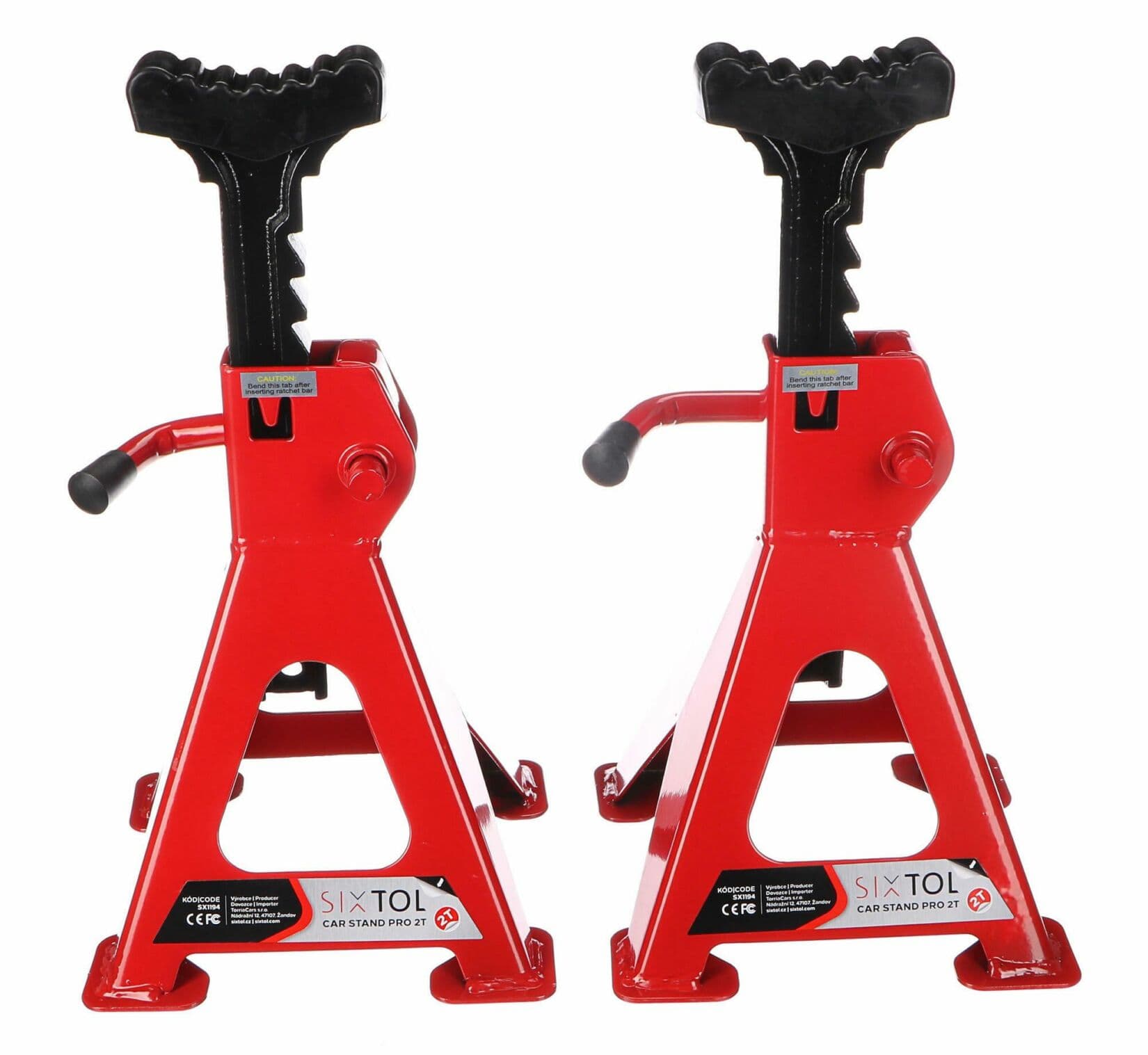 Podstavec pod auto MECHANIC CAR STAND PRO 2T, 2ks SIXTOL - náhled 2