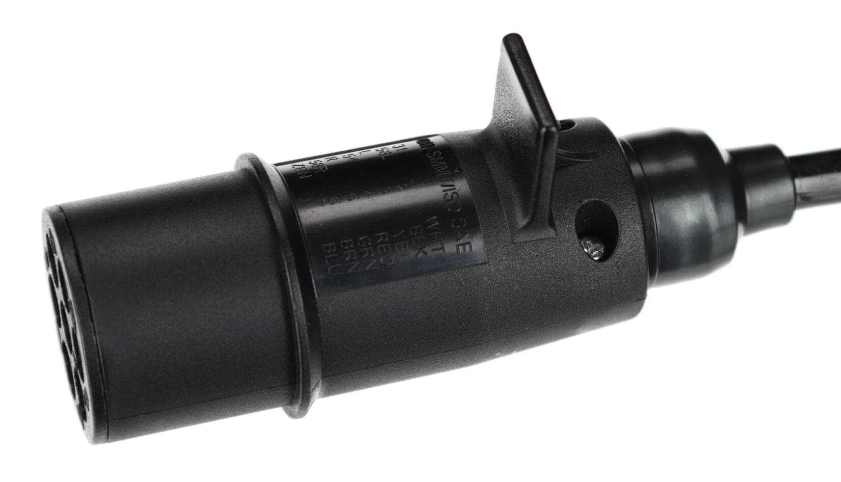 Propojovací spirálový kabel 7pin typ N TRAILER CABLE 11, plastová zástrčka, 24V, 3,5m SIXTOL - náhled 5