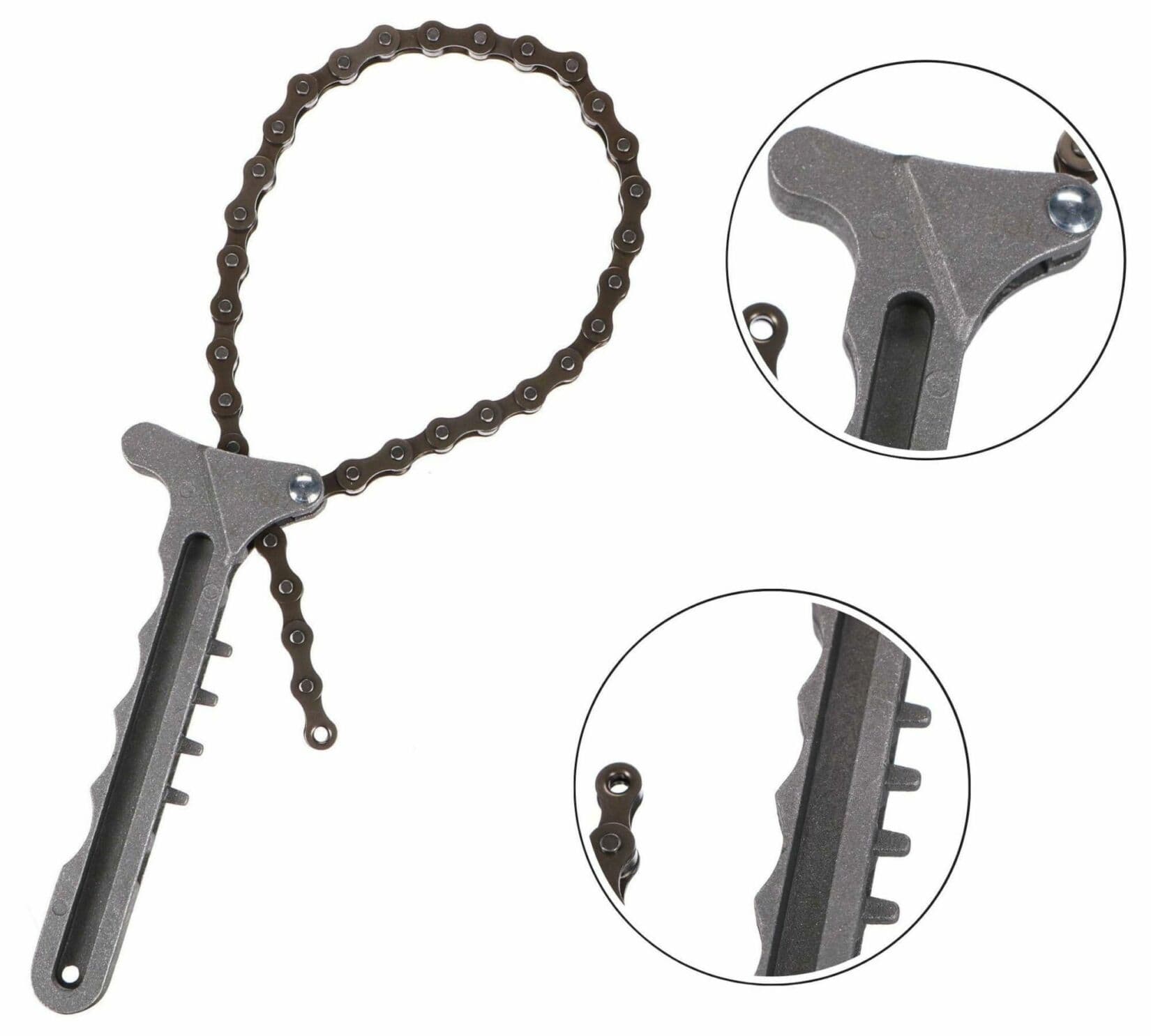 Klíč na olejové filtry MECHANIC OIL WRENCH 3,  řetězový SIXTOL - náhled 2