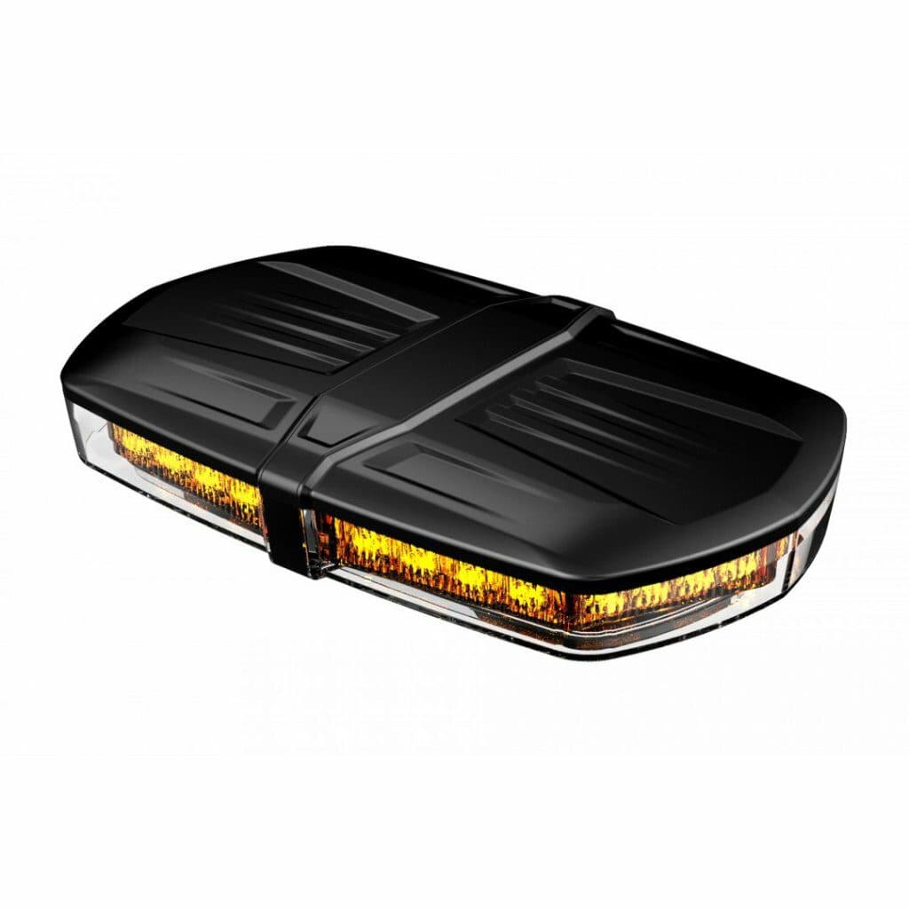 LED oranžová rampa homologovaná 237 x 145 x 45 mm 23W R10 R65 magnet - náhled 4