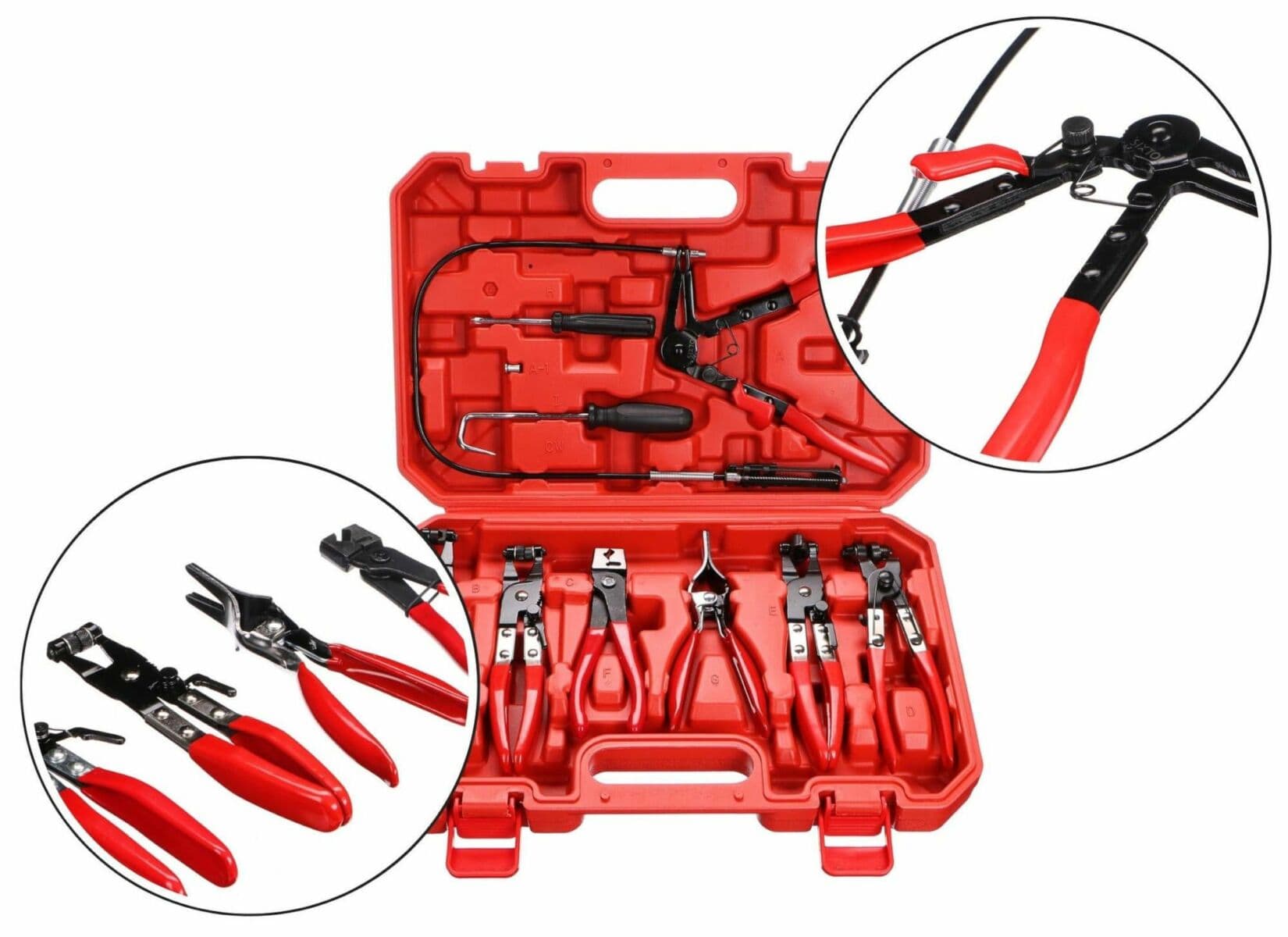 Sada kleští na hadicové spony MECHANIC HOSE CLAMP SET 9 SIXTOL - náhled 2