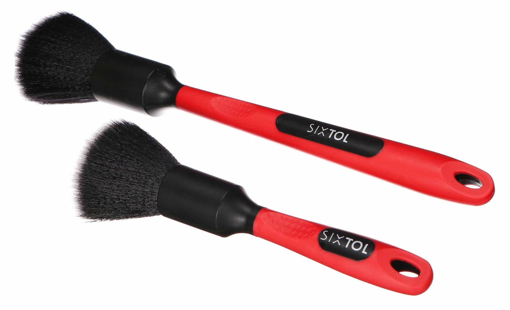 Sada precizních štětců pro čištění auta s ergo rukojetí CAR DETAILING BRUSH 2 PRO, 2ks SIXTOL - náhled 2