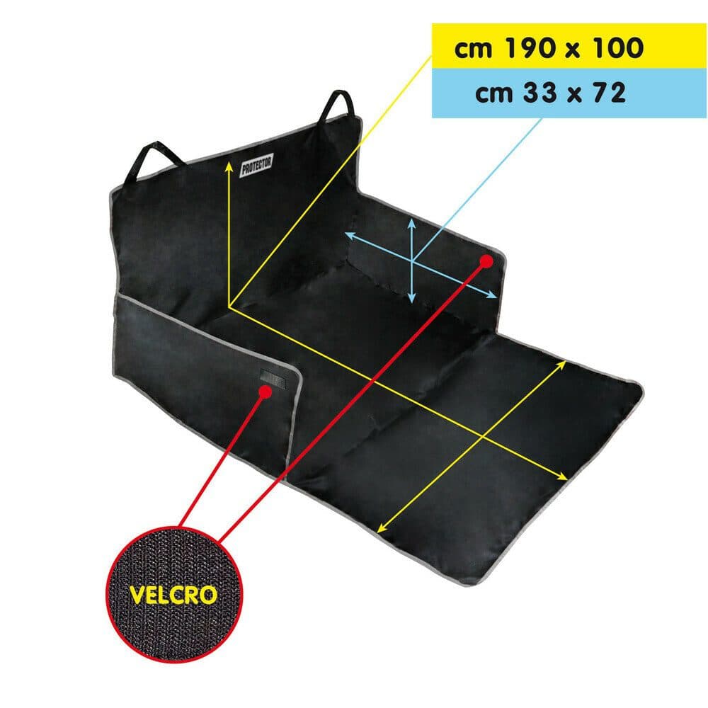 Deka ochranná do kufru Protector 2v1 190 x 100 x 33 cm LAMPA - náhled 3