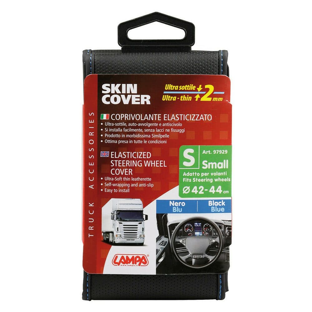 Potah volantu TRUCK Skeentex - černo/modrý S 42-44cm - náhled 3