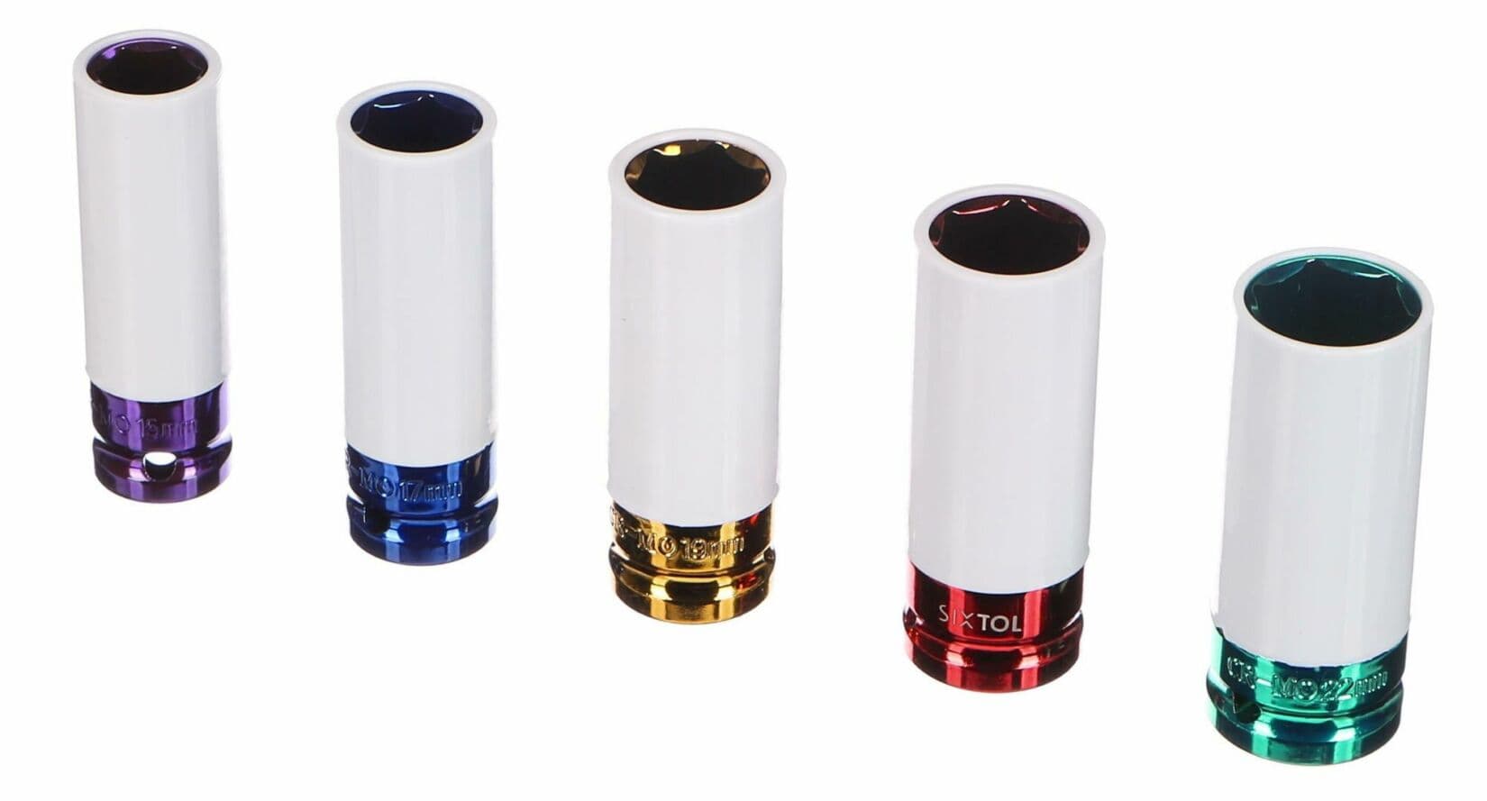 Rázové hlavice MECHANIC IMPACT 3, 1/2", 5ks SIXTOL - náhled 2