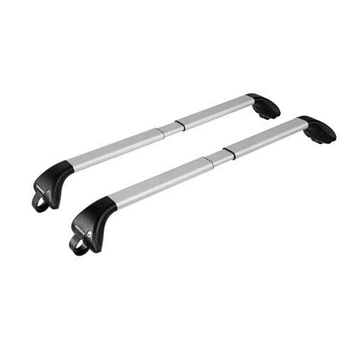 Střešní nosiče NORDRIVE Snap Steel Rail S stříbrné - na podélníky - náhled 2