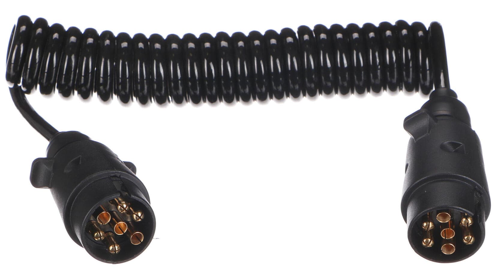 Propojovací spirálový kabel zástrčky tažného zařízení TRAILER CABLE 3, 7-7pin, 3m SIXTOL - náhled 3
