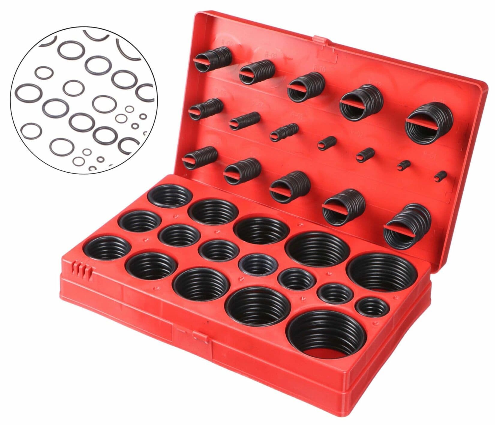 Sada těsnících o-kroužků MECHANIC RING SET 1, 419ks SIXTOL - náhled 2