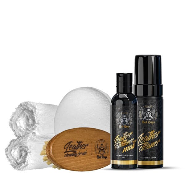 Bad Boys Leather Car Set Standard - Sada na čištění a impregnaci kůže - náhled 4
