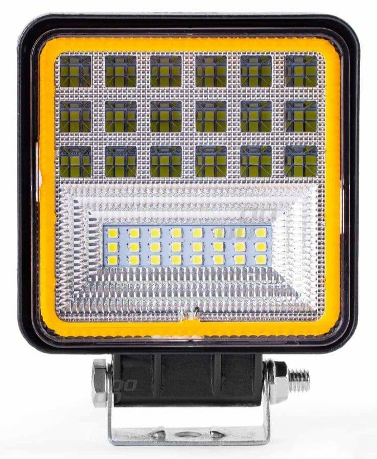 LED pracovní světlo 42 LED 9-36V 3360lm 110x110mm - náhled 5