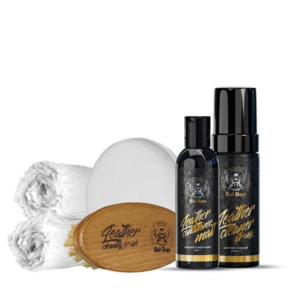 Bad Boys Leather Car Set Standard Strong - Sada na čištění a impregnaci kůže - náhled 4