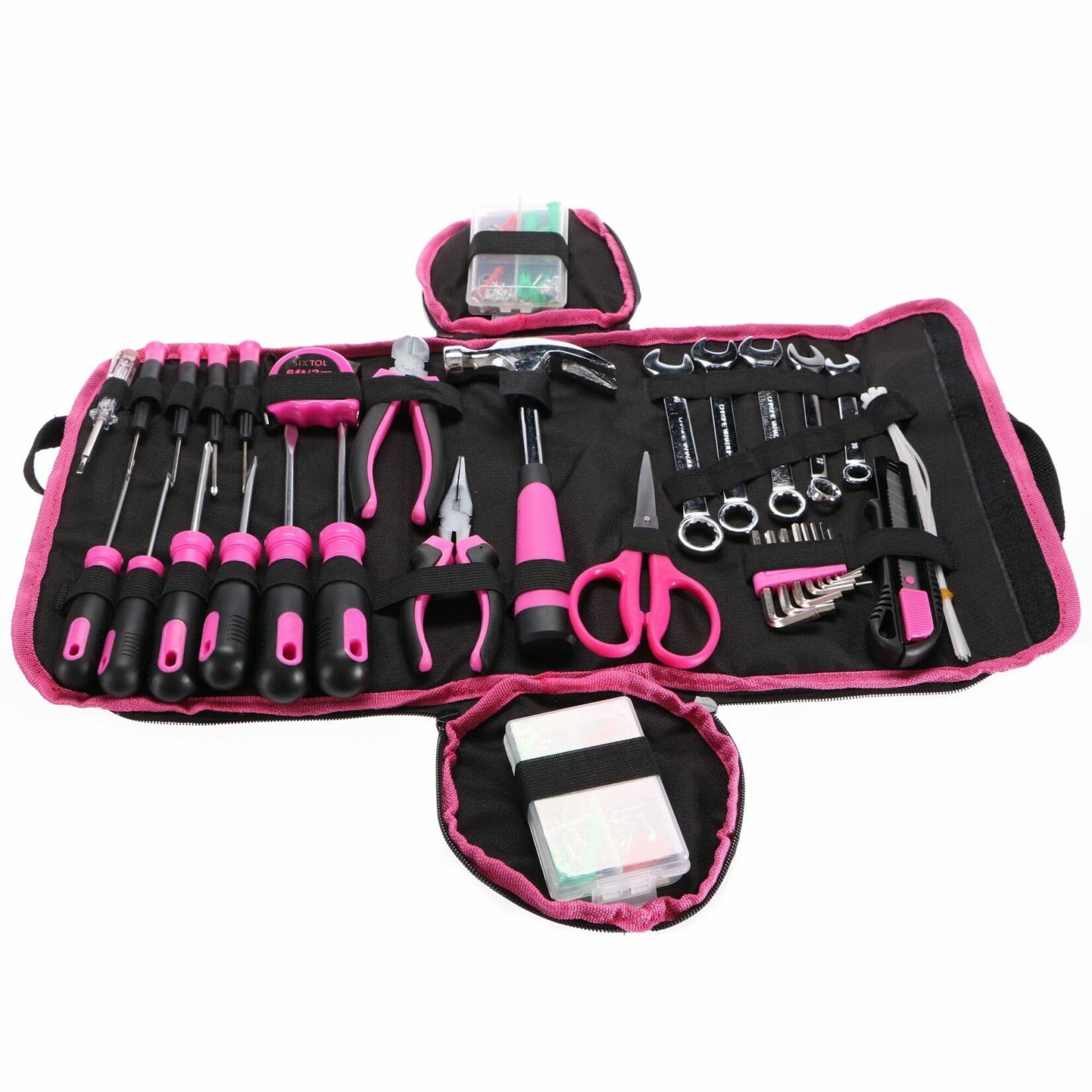 Sada nářadí HOME PINK 120 BAG SIXTOL - náhled 2