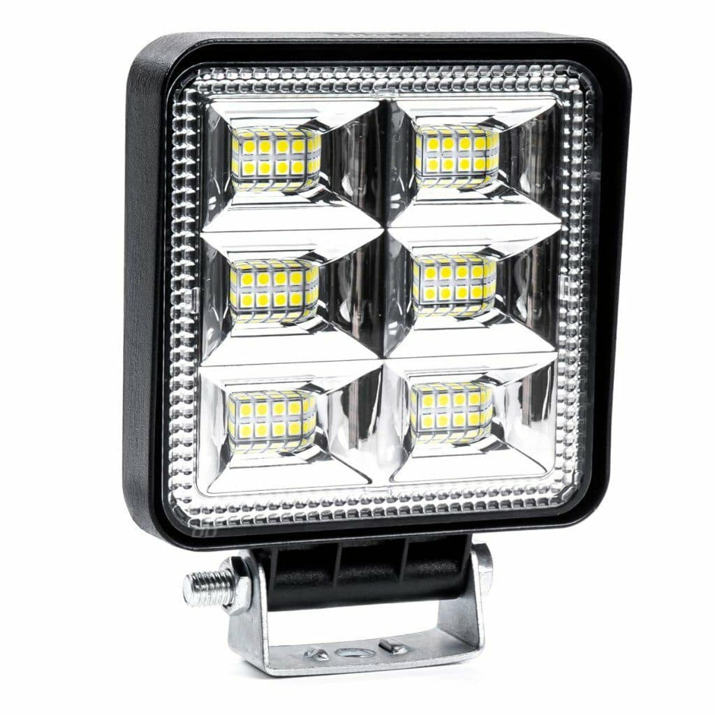 LED pracovní světlo 9-36V 144W 7200lm 110x110x35mm - náhled 1