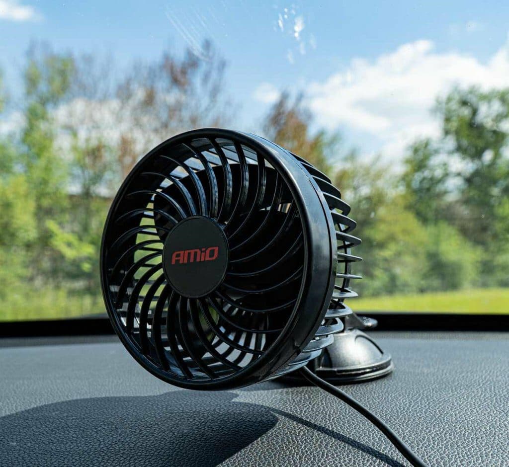 Ventilátor do auta s přísavkou 4,5" 12V - náhled 2