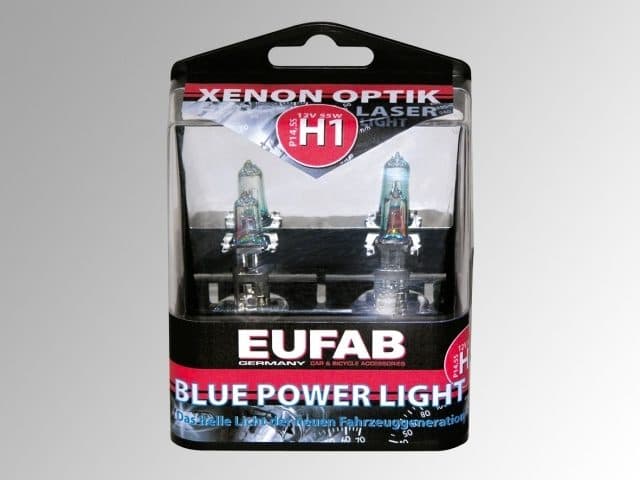 Autožárovky H1, Blue Power Light,  2 ks v plastové krabičce EUFAB - náhled 4