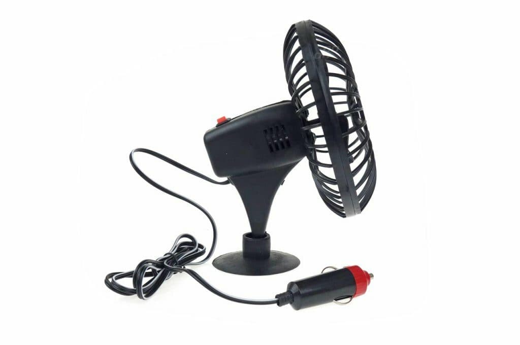 Ventilátor do auta s přísavkou 10cm 12V - náhled 2