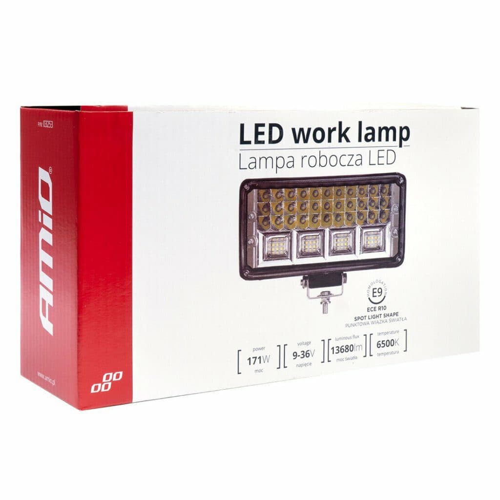 LED pracovní světlo 9-36V 171W 13680lm 110x230x60mm - náhled 4