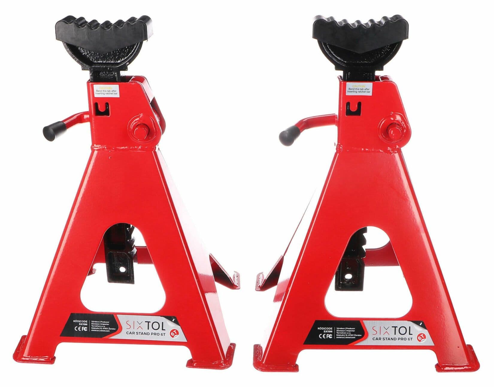 Podstavec pod auto MECHANIC CAR STAND PRO 6T, 2ks SIXTOL - náhled 2
