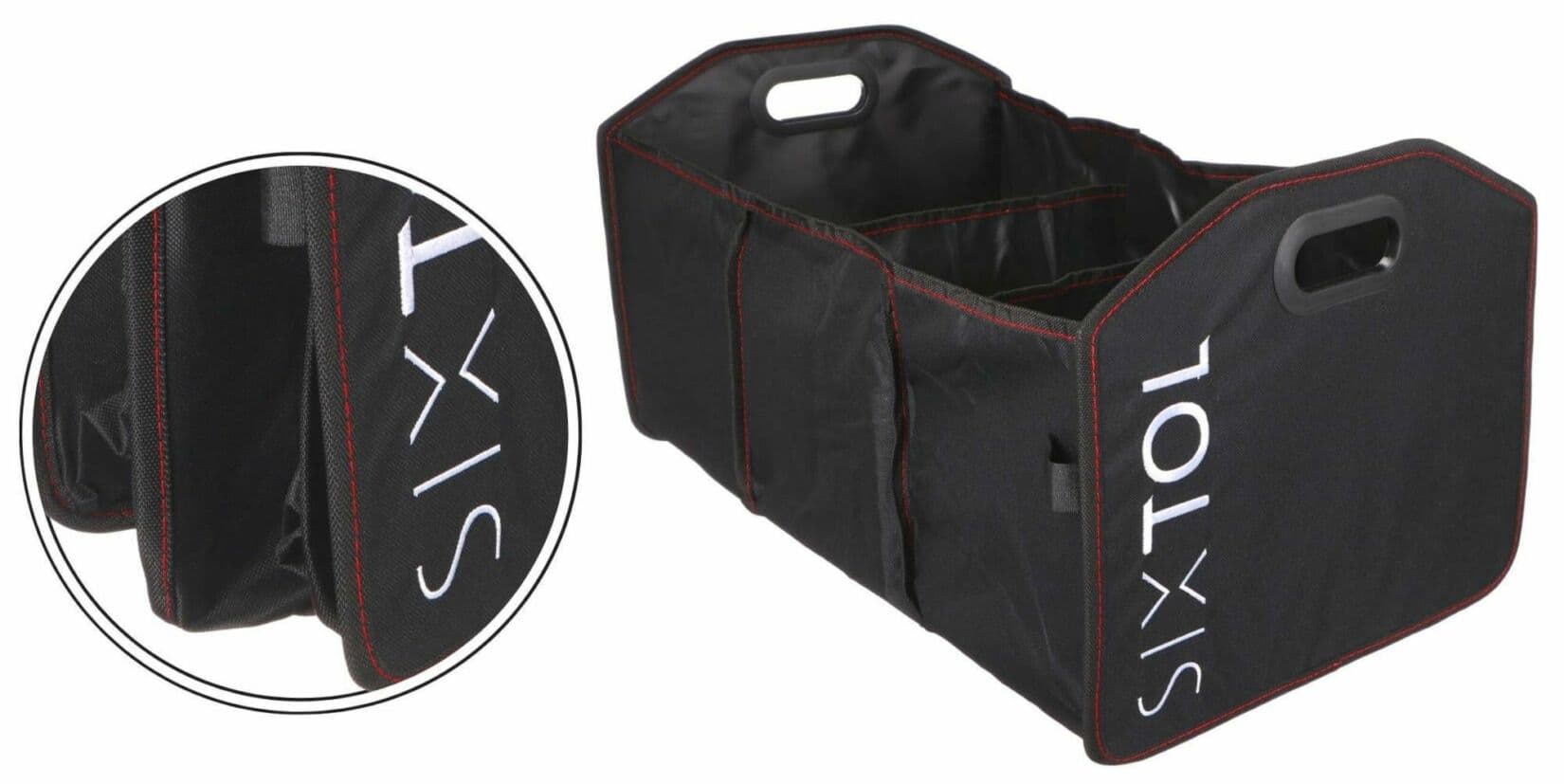 Organizér do kufru auta CAR COMPACT 3, 3 přihrádky, skládací SIXTOL - náhled 2