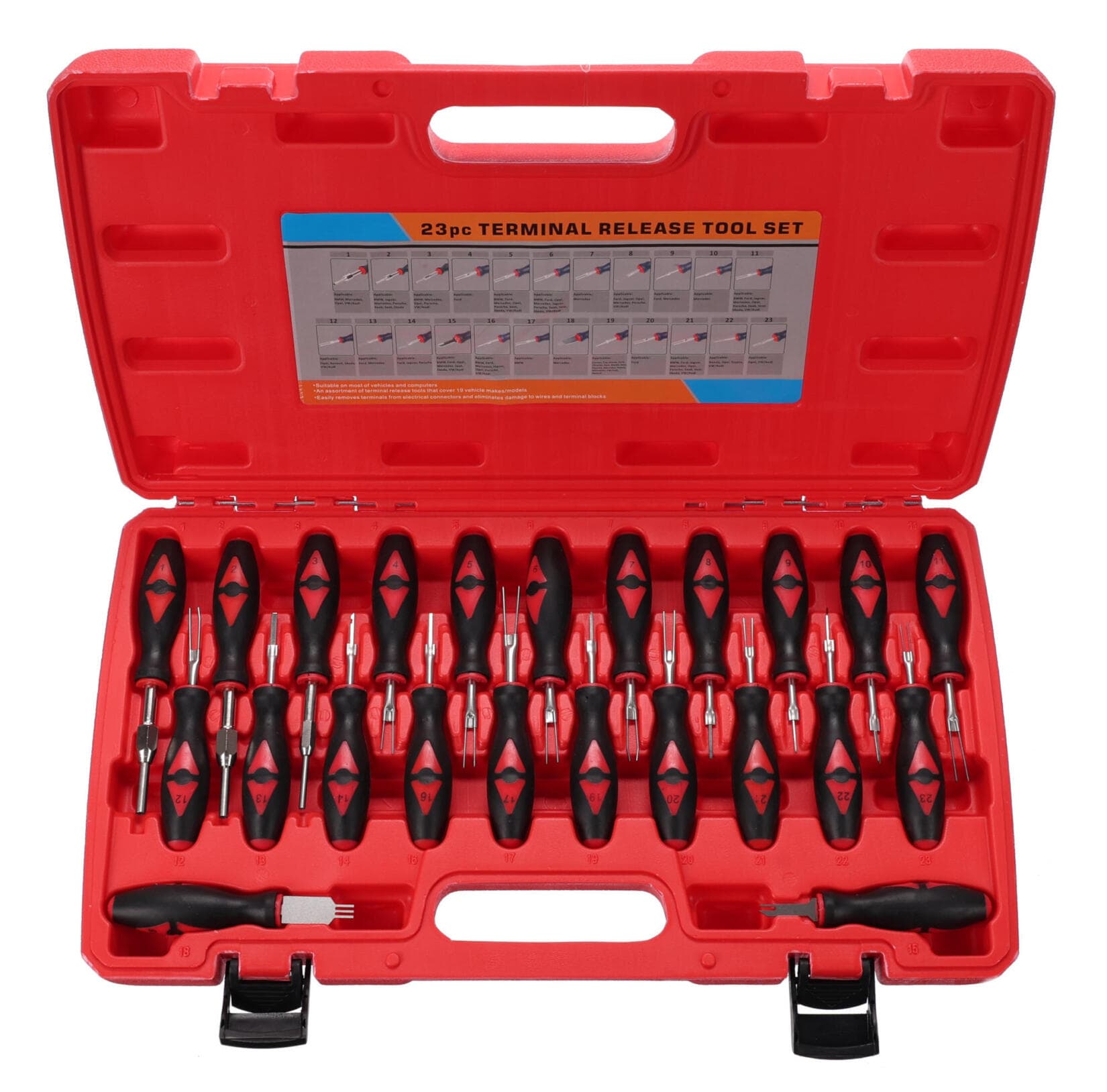 Sada vypichováků pinů a konektorů MECHANIC TERMINAL PIN SET 1, 23 ks SIXTOL - náhled 3
