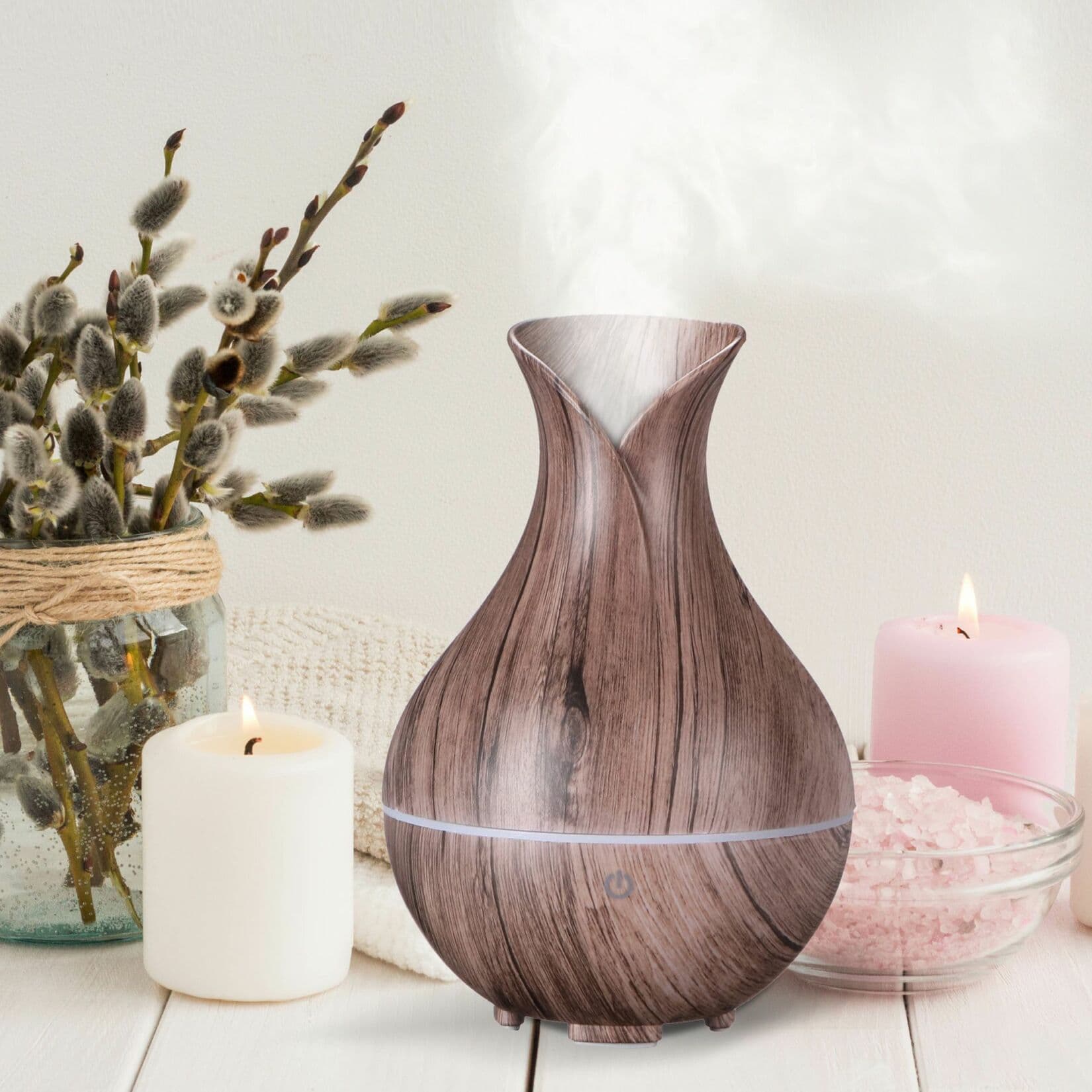 Aroma difuzer Bloom šedé dřevo 200ml SIXTOL - náhled 2