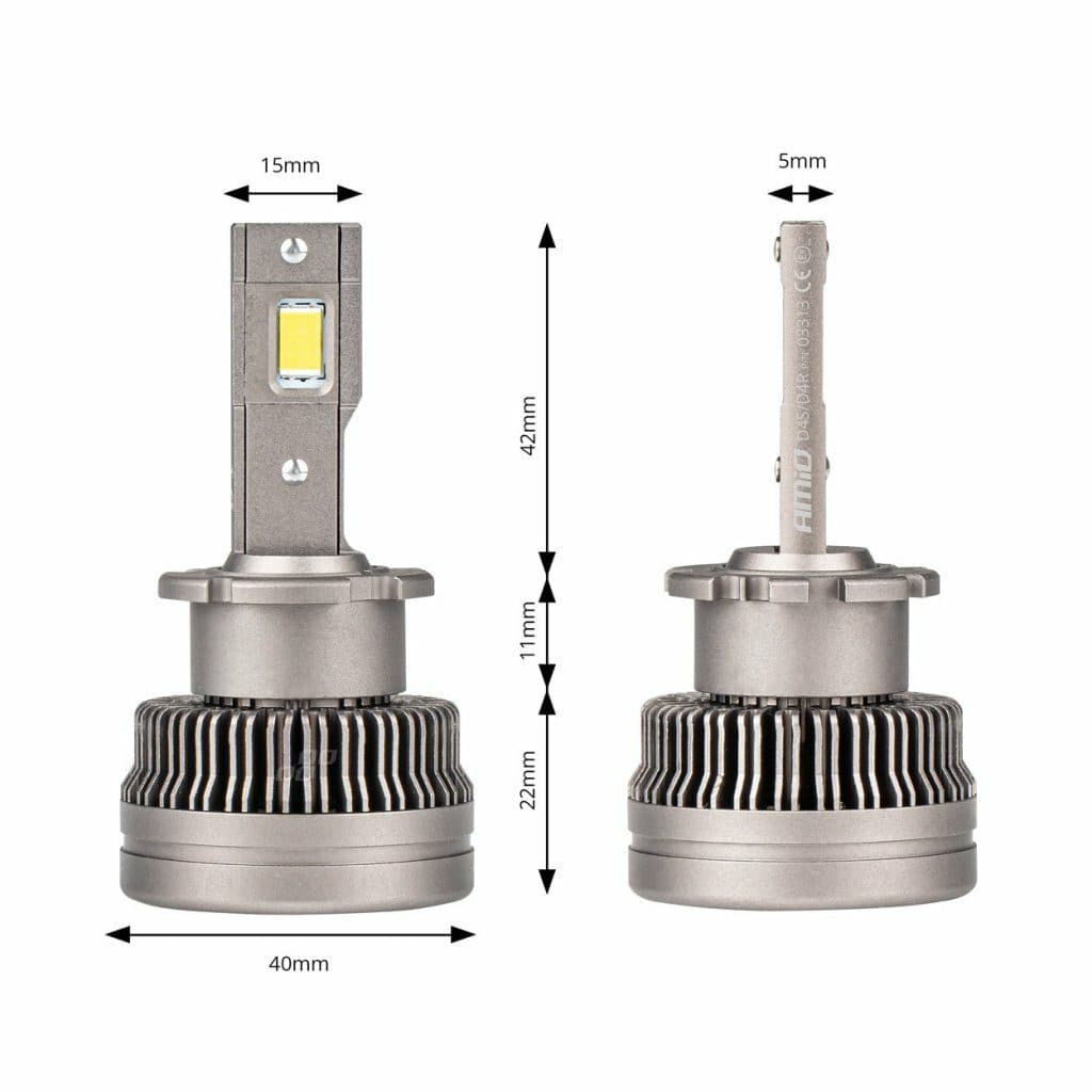 LED autožárovky D4S/D4R bílá, 9-16V, 8600 lm - 2 ks - náhled 3