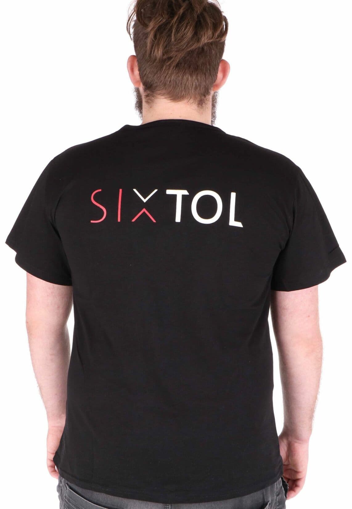 Tričko pánské T-SHIRT, černá, velikost XL, 100% bavlna SIXTOL - náhled 3