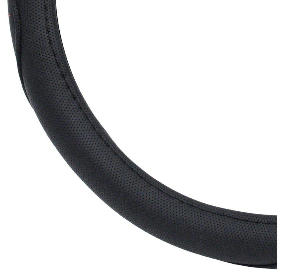 Potah volantu perforovaný UNI 37-39cm - černý - náhled 2