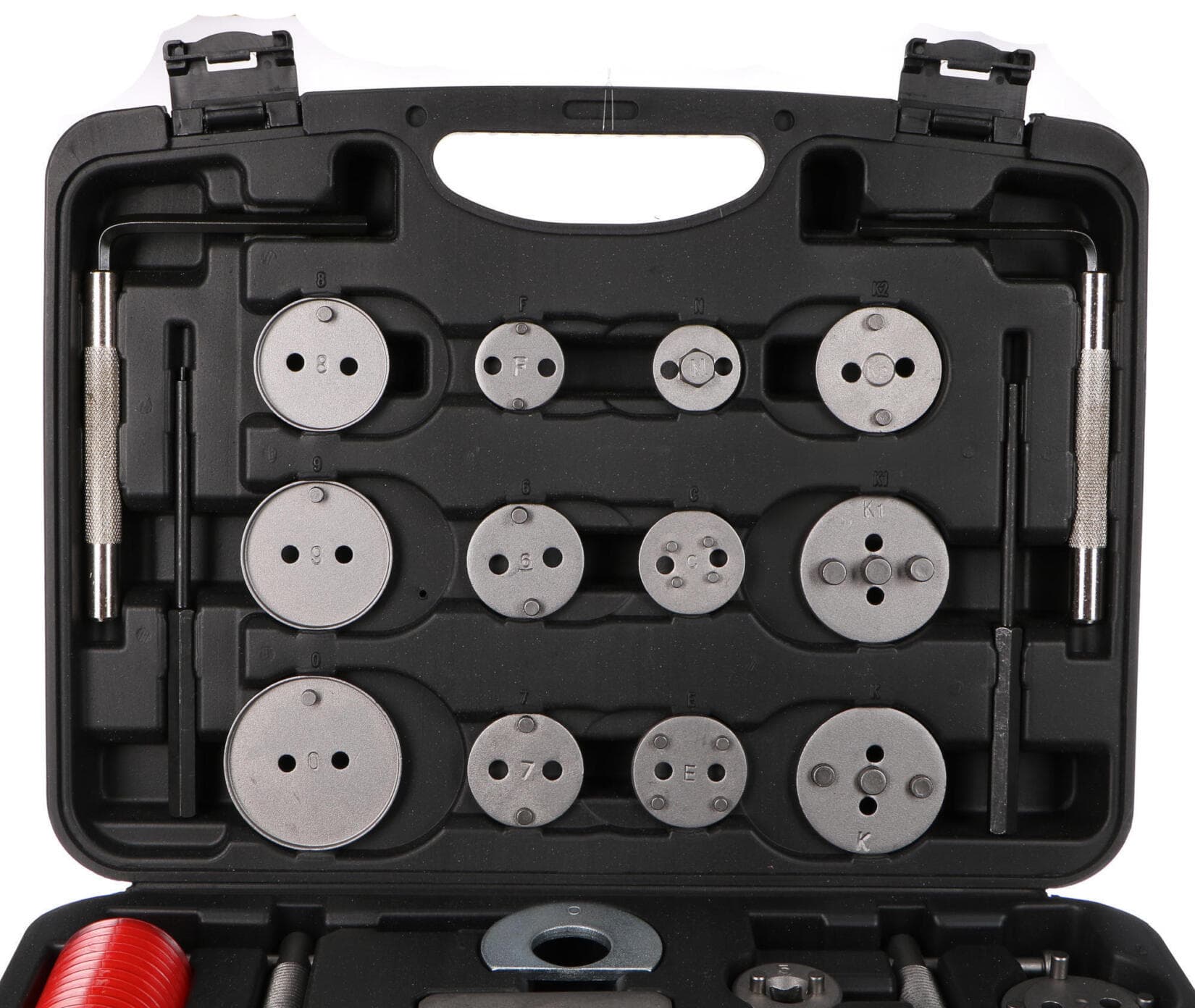 Stlačovák brzdových pístů MECHANIC BRAKE SET BLACK 35, sada 35ks SIXTOL - náhled 4