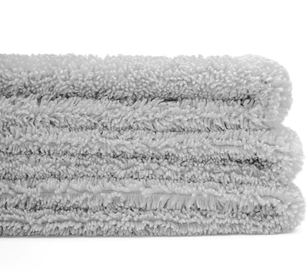 Sada mikrovláknových utěrek The Collection Dual Pile 420 GSM 40x40 cm 3 pack (Ice Grey) - náhled 2