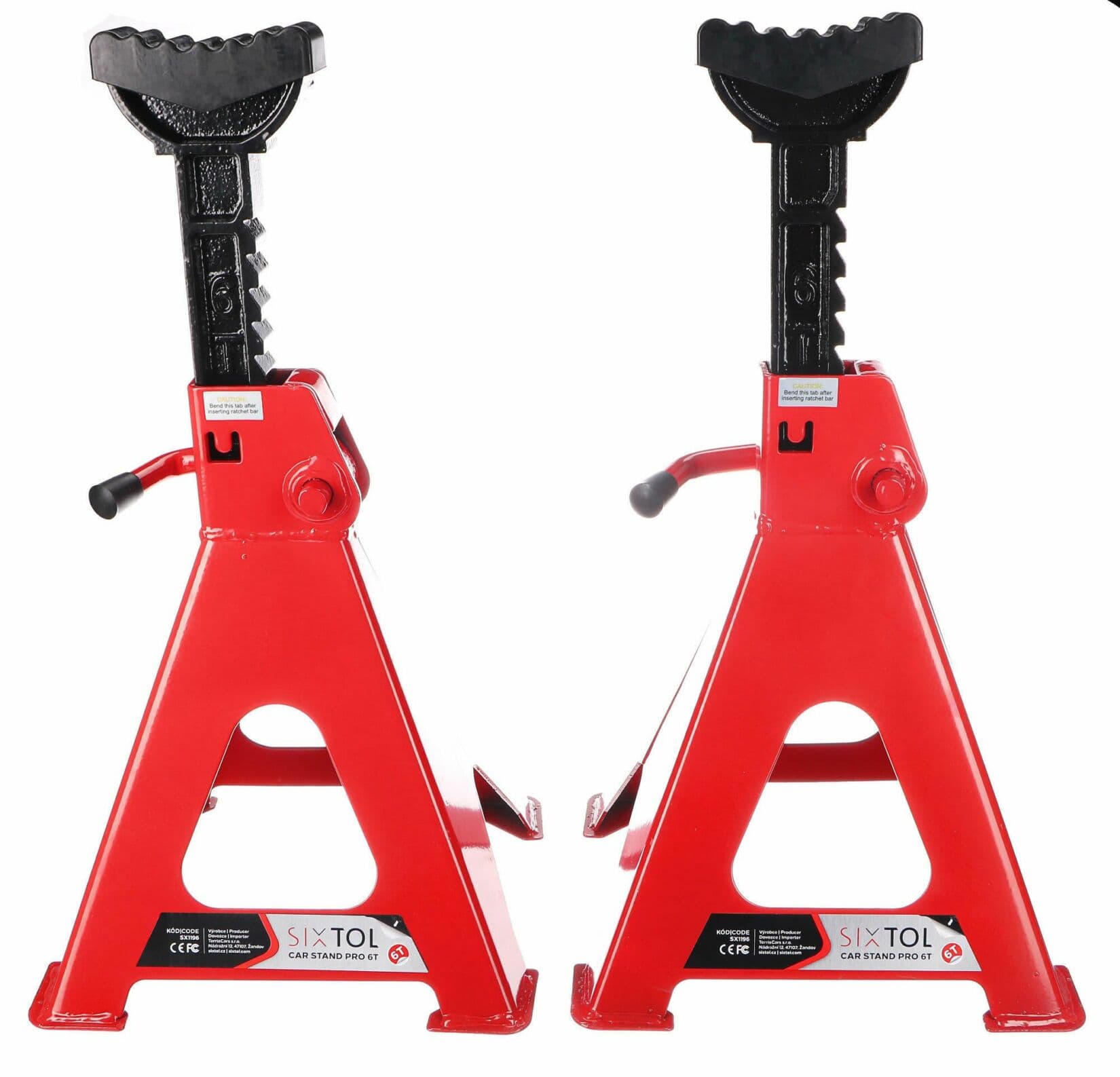 Podstavec pod auto MECHANIC CAR STAND PRO 6T, 2ks SIXTOL - náhled 3
