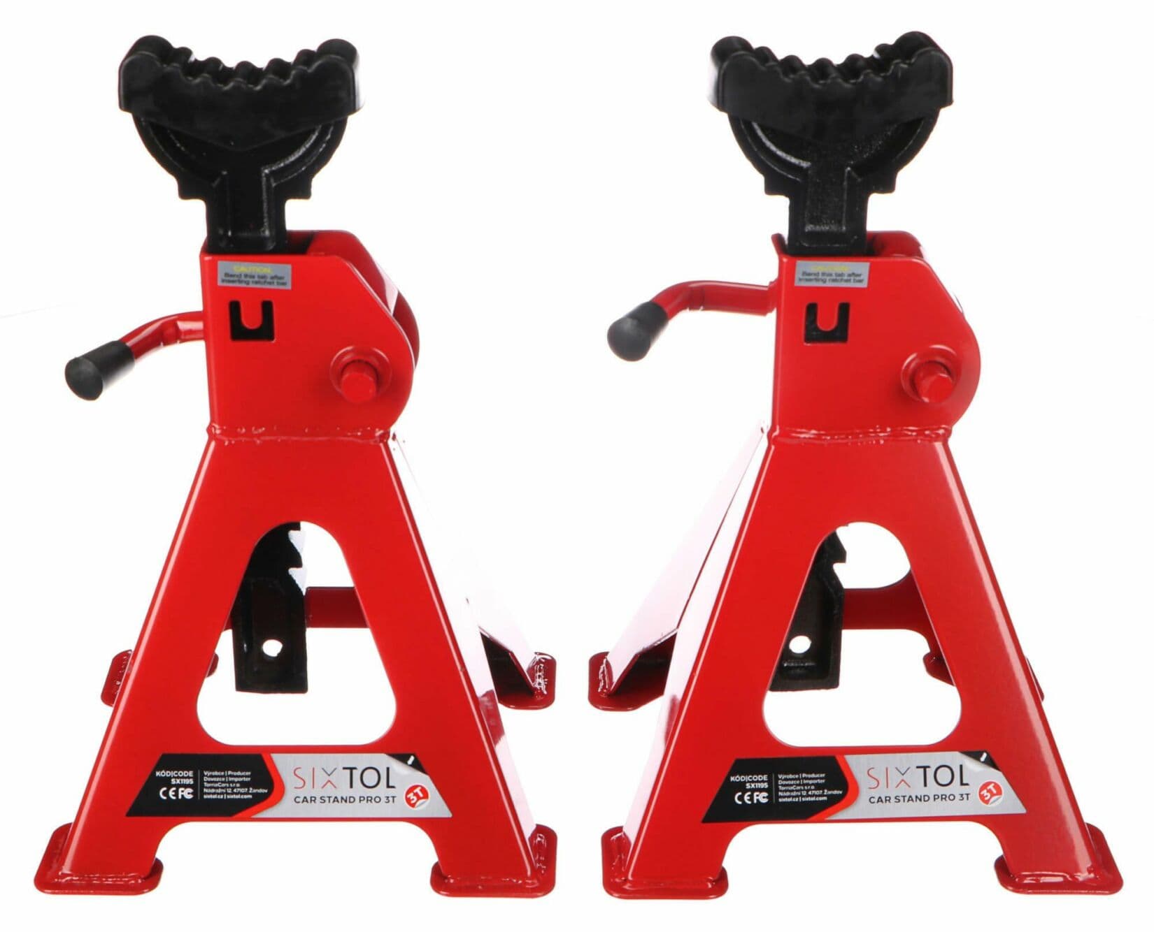 Podstavec pod auto MECHANIC CAR STAND PRO 3T, 2ks SIXTOL - náhled 3