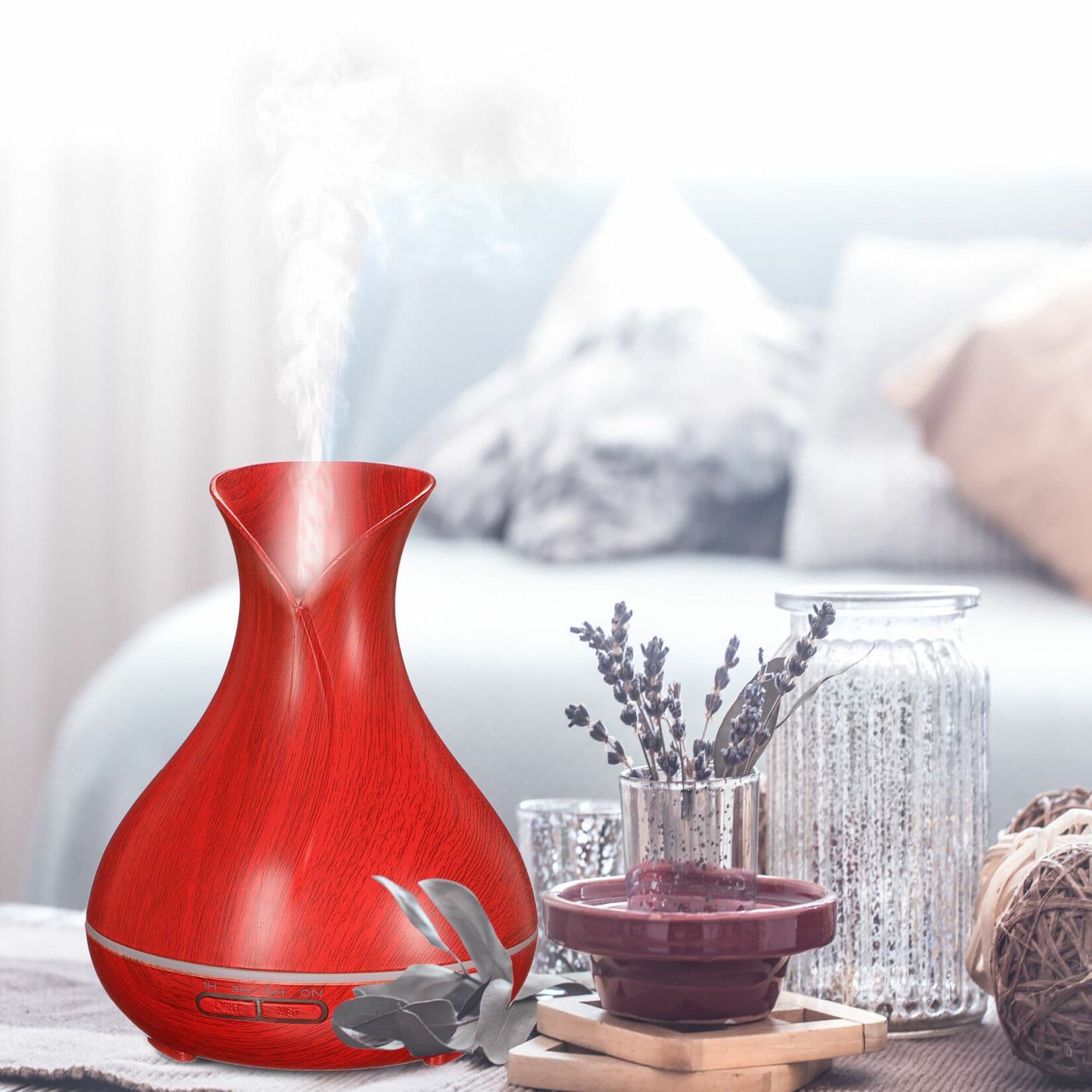 Aroma difuzer Vulcan červené dřevo 350ml SIXTOL - náhled 2