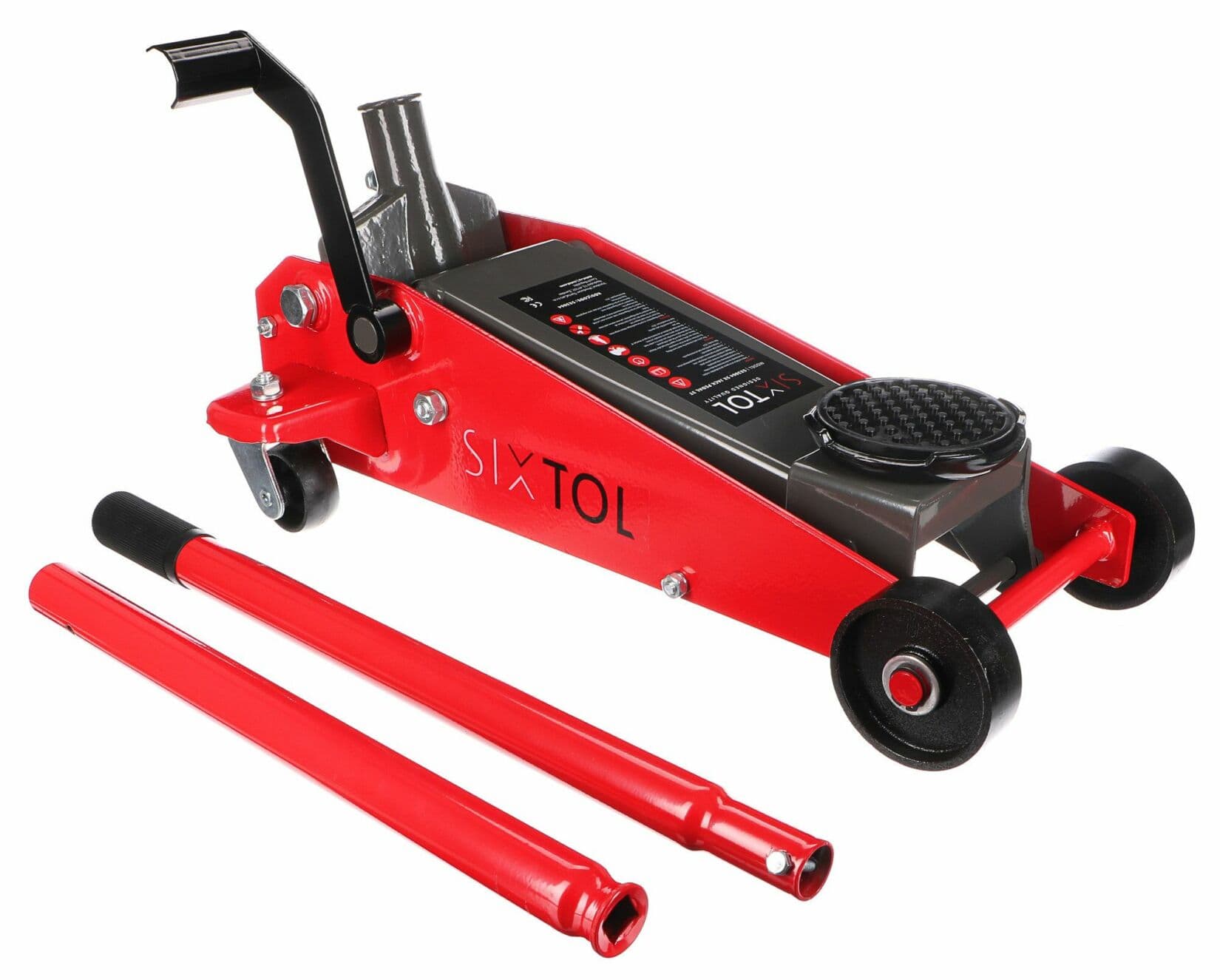 Pojízdný hydraulický zvedák heavy-duty 3T s pedálem SX JACK PEDAL 3T SIXTOL - náhled 2
